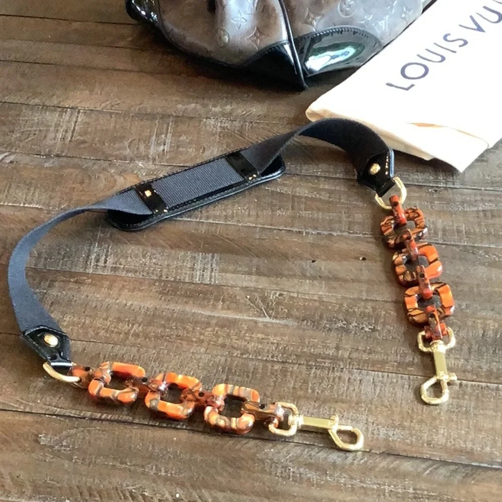 Louis Vuitton Dark Brown and Black Satchel - Picture 12 of 12